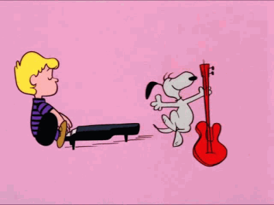 Snoopy and Schroeder