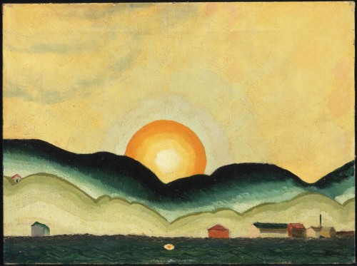 Arthur Dove- Sunrise, Northport Harbor 1929